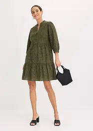 Tunika-Kleid mit Lochstickerei, bonprix