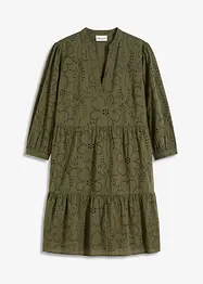 Tunika-Kleid mit Lochstickerei, bonprix