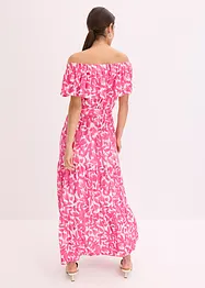 Carmen-Midikleid aus softem Viskose-Mix, bonprix