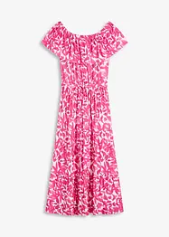 Carmen-Midikleid aus softem Viskose-Mix, bonprix