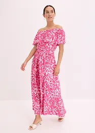Carmen-Midikleid aus softem Viskose-Mix, bonprix