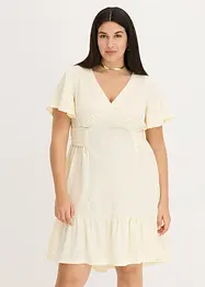 Jerseykleid aus leichtem Crêpe mit Flügelärmel, bonprix