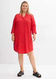 Tunika-Kleid aus fließendem Viskose-Mix mit Struktur Effekt, bonprix