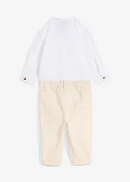 Body-Hemd und Chinohose aus reiner Baumwolle (2-tlg.Set), bonprix