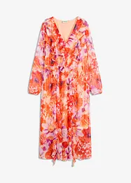 Chiffonkleid mit Volants, bonprix