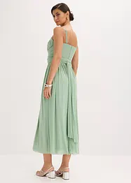 Maxikleid aus Mesh mit Tragevarianten, bonprix