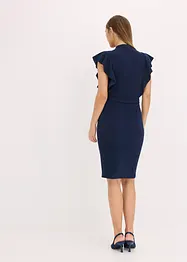 Etuikleid mit Accessoire-Verschluss am Ausschnitt, bonprix