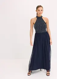 Maxikleid mit Perlenstickerei, bonprix