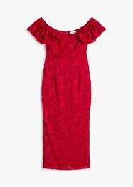 Spitzenkleid mit drapierten Ärmel, bonprix