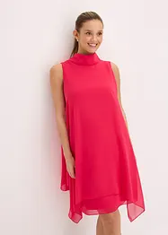 Chiffonkleid mit Schalkragen, bonprix
