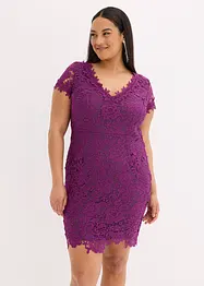 Spitzenkleid mit Häkel-Applikation am Ausschnitt, bonprix