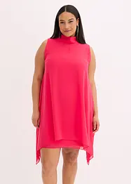 Chiffonkleid mit Schalkragen, bonprix