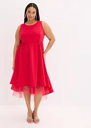 Vokuhila-Kleid mit Tüll-Unterrock, bonprix