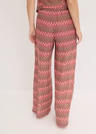 weite Jersey-Hose in Häkel-Optik, bonprix