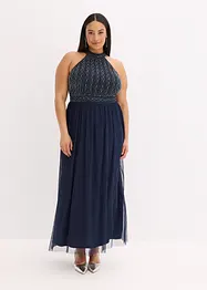 Maxikleid mit Perlenstickerei, bonprix