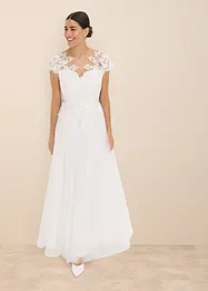Brautkleid aus zartem Tüll mit Spitze, bonprix