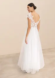 Brautkleid aus zartem Tüll mit Spitze, bonprix