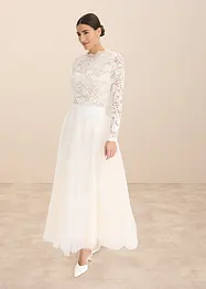 Langarmshirt aus Spitze, bonprix