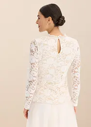 Langarmshirt aus Spitze, bonprix