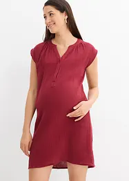 2-in-1 Umstands- und Stillkleid aus Baumwollmusselin, bonprix