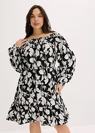 bedrucktes Carmen-Kleid, bonprix