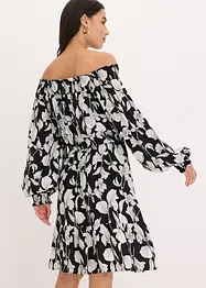 bedrucktes Carmen-Kleid, bonprix