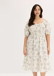 Midikleid mit Puffärmeln, bonprix