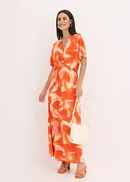 Maxikleid mit Batik-Print aus softem Viskose-Mix, bonprix