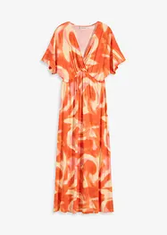 Maxikleid mit Batik-Print aus softem Viskose-Mix, bonprix
