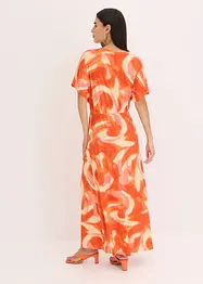 Maxikleid mit Batik-Print aus softem Viskose-Mix, bonprix