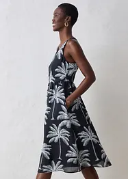 Midikleid aus Ramie-Qualität, bonprix