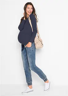 Umstandsjeans im Denimjogger Look, Straight leg, bonprix