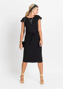 Midi-Jerseykleid aus nachhaltiger Viskose mit Elasthan, bonprix