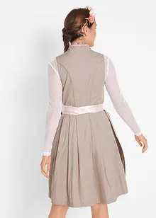 Dirndl mit Stehkragen, knieumspielend (2-tlg. Set), bonprix