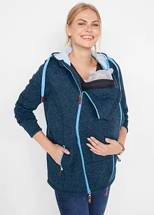 Fleece-Umstands- und Tragejacke, bonprix