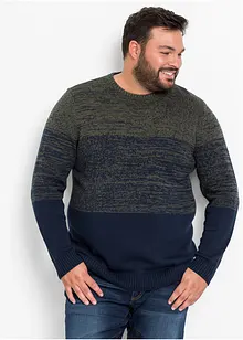 Pullover mit Komfortschnitt und Baumwolle, bonprix