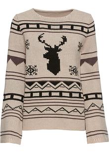Sweatshirt schwarzwollweiß Damen bonprix.at Sweatshirt schwarzwollweiß Damen bonprix.at