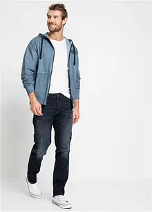 Slim Fit Cargo-Stretch-Jeans, Straight, bonprix