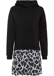 Sweatkleid in 2-in-1 Optik, bonprix