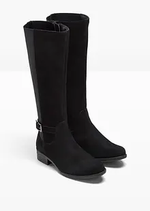 Weitschaftstiefel aus Leder, bonprix