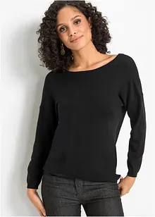 Pullover mit V-Ausschnitt hinten, bonprix