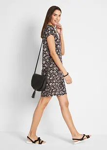 Shirtkleid mit seitlichen Schlitzen aus reiner Baumwolle (2er Pack), bonprix