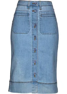 Jeansrock mit Knöpfen, bonprix