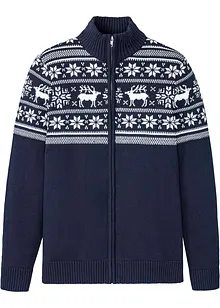 Norweger Strickjacke aus reiner Baumwolle, bonprix