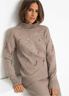 Pullover mit Pailletten, bonprix