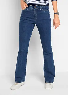 Bootcut Jeans Mid Waist, Bio-Baumwolle, bonprix