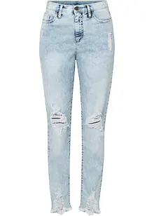 Mom-Jeans mit Destroy-Effekten, bonprix