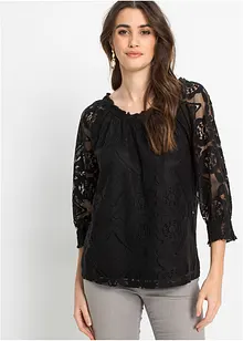 Shirt mit Spitze, bonprix