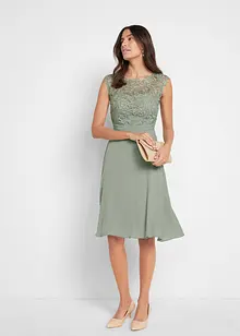 Minikleid mit Spitze, bonprix