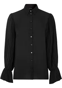 Bluse mit Plissée-Ärmeln, bonprix